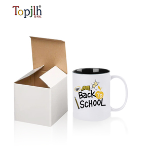 Topjlh Vente <span class=keywords><strong>en</strong></span> <span class=keywords><strong>gros</strong></span> de tasses à café personnalisées de 11 oz avec intérieur coloré, <span class=keywords><strong>tasse</strong></span> à sublimation vierge pour <span class=keywords><strong>impression</strong></span> de photos et de logos - Product Image 6
