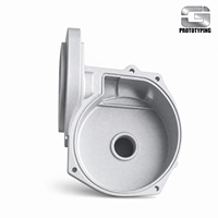 Service d'impression 3D métallique SLM haute précision sur mesure pour boîtier de pompe industrielle, prototype en alliage d'aluminium avec finition lisse