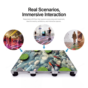 Écran LED mural interactif DZIC3.91 P3.91 d'intérieur haute luminosité 1920Hz pour scène vidéo numérique couleur intégrale - Product Image 5