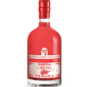 Liqueur à la crème de fraise Giarola Crema Fragola de qualité supérieure, 6 bouteilles par boîte, grade 17.0, Italie, prête à être expédiée, modèle GIAR-25 - Product Image 1