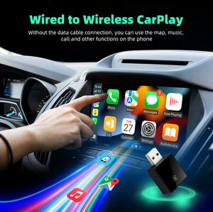 EKIY 2025 2 en 1 Mini AI BOX inalámbrico CarPlay Android <span class=keywords><strong>Auto</strong></span> Box Dongle inalámbrico Carplay adaptador Carplay inalámbrico Android <span class=keywords><strong>Auto</strong></span> - Product Image 2