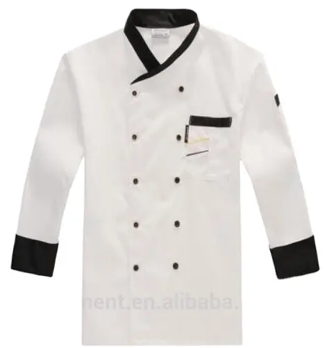 Мужская куртка шеф-повара, профессиональная Рабочая Униформа для ресторана и кухни, Michelin, белого цвета, большие размеры