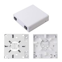 Boîtier de terminaison fibre optique ATB double port pour FTTH, plaque murale de protection pour prise fibre optique