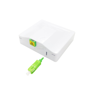Kích thước nhỏ 1 cổng sợi chấm dứt hộp vô hình 0.9mm sợi cáp SC LC kết nối trong nhà sợi quang faceplate - Product Image 3