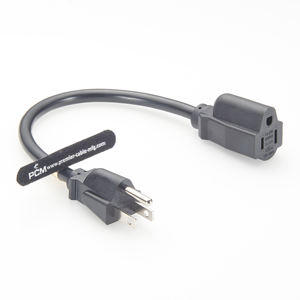 SJT 16AWG Stromverlängerungskabel NEMA 5-15P auf NEMA 5-15R, NEMA 5-15 Stromverlängerungskabel - Product Image 3