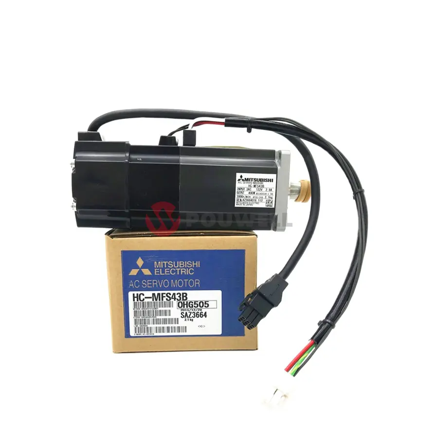 Chất lượng cao điện sản phẩm công nghiệp HC-MFS43B servo 400W Mitsubishi melservo AC servo Motor