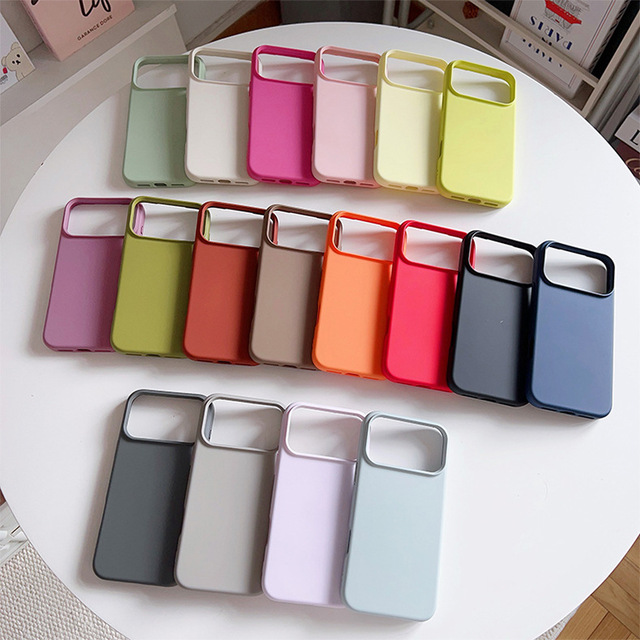 Liquid Silicone Mobile Phone Case Shockproof Cover for Iphone 18 17 16 15 14 13 12 11 Pro Max Wholesale