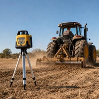 Transmetteur laser rotatif pour niveleuse agricole, tracteur, machine de nivellement de terrain, niveleuse de terrain agricole, système de contrôle laser