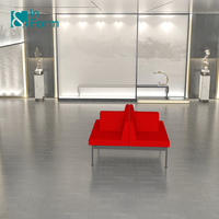 Muebles para Contratos, Clínica Comercial, Hospital, Departamento Dental, Área de Espera, Recepción, Conjunto de Sofás Modulares Seccionales de Esquina