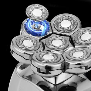 Mini rasoir électrique 7D rotatif sans fil étanche pour homme, rasoir à tête chauve, tondeuse à cheveux et nez, modèle 2024, vente chaude - Product Image 5