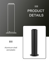 Diffuseur d'arômes intelligent sans eau Tower 500 ml, machine à arômes commerciale avec contrôle par application