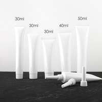 Approvisionnement direct d'usine Tube souple crème pour le visage tuyau de compression Gel pour les yeux 10ml Mini Tube bouteille à presser souple pour les marques de soins de la peau
