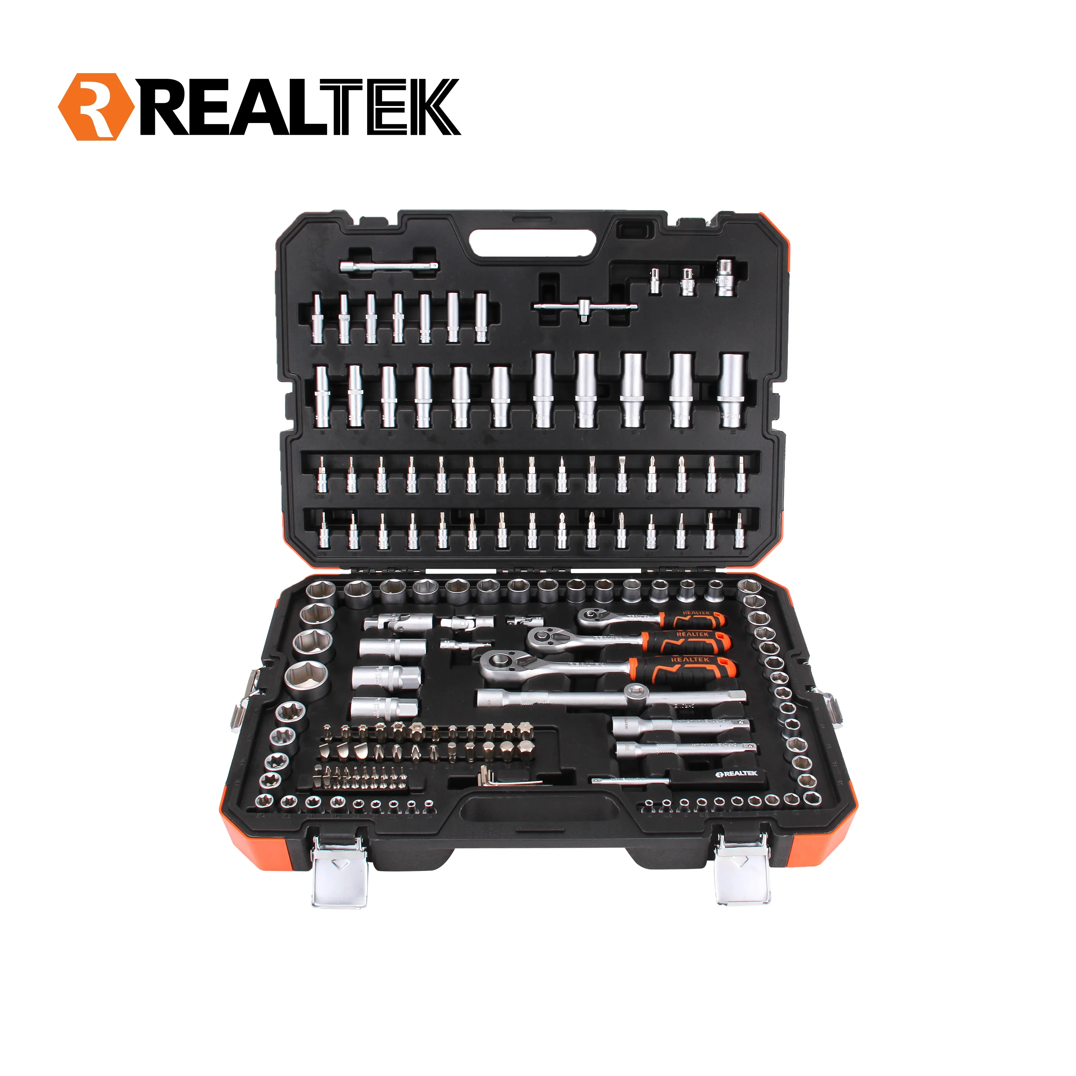Realtek 172 pièces ensemble de douilles CR-V professionnelles outil de mécanicien outils à domicile pour outil à main de réparation automatique