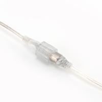 Connecteurs mâles et femelles étanches IP65 en cuivre DC55*21mm à 2 broches, câbles DC de 1 m pour éclairage public extérieur, connexions de câblage de raccordement