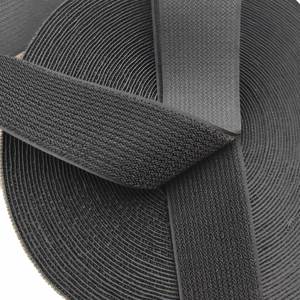 Promotion : Sangle auto-agrippante noire 38 mm en nylon écologique, avec boucles sur le même côté, pour garrot tactique - Product Image 1