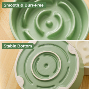 Ciotola in Ceramica Multicolore per Alimentazione Lenta di Cani e Gatti, Resistente e Anti-Soffocamento - Product Image 6