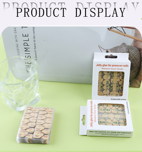 Alat cat kuku, tekan pada kuku, perekat Super kuat, lem Jelly kertas coklat Royal, pita dua sisi kedap air - Product Image 2