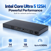 Qotom Q31500UT 1U Edge AI 机架式服务器 Intel Core Ultra 10G 网络设备 迷你电脑 6x 2.5G LAN 2x 10G RJ45 2x SFP+ X710