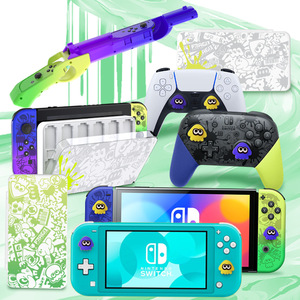 Funda con soporte para tarjeta de juego, accesorios para switch oled <span class=keywords><strong>splatoon</strong></span> 3, novedad - Product Image 2