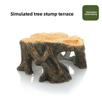 Plateformes de paysagisme en résine pour aquariums, terrains de baignade, décorations en mousse, paysages miniatures, plateformes pour tortues, cachettes pour reptiles