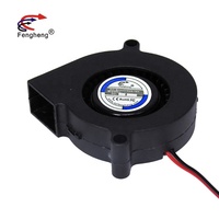 Ventilateur de soufflage sans balais 50 mm 5015 DC 5V 12V 24V pour ventilateur turbo avec ventilateur de refroidissement pour imprimante 3D