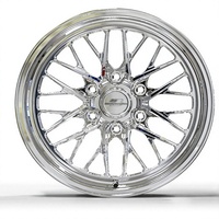 Nouvelles Jantes de Course Forgées Beadlock de 18 Pouces, 6x5.5, 6 Trous, Design Maille Polie, en Alliage Billet, pour Camions de Course Après-Vente