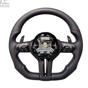 Housse de <span class=keywords><strong>volant</strong></span> de voiture en cuir véritable pour <span class=keywords><strong>BMW</strong></span> F10 F30 F20 F31 F36 <span class=keywords><strong>X3</strong></span> X4 X5 M3 M5 M6 F01 F02 F06 F07 F11 F12 F14 F16 F22 F80 - Product Image 1