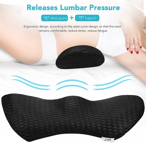 Coussin de voiture portable réglable en hauteur avec mousse à mémoire de forme 4D en maille respirante, écologique, amovible et lavable, pour le soutien lombaire et <span class=keywords><strong>sciatique</strong></span> - Product Image 2