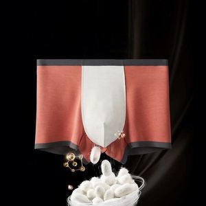 High-End 100S Modal Men's <b>Boxer</b> Underwear Comfortable Mid-Rise Breathable and Antibacterial <b>Custom</b> Wholesale Options - Product Image 4