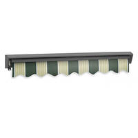 Auvent d'extérieur pare-soleil rétractable, bras pliant électrique en aluminium robuste, Semi-Cassette