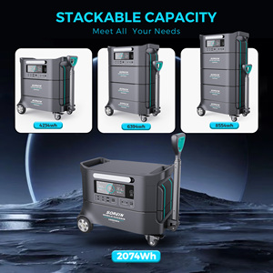 Sorein A2 2000 Wát xách tay năng lượng mặt trời Trạm điện với pin lithium 3000 Wát năng lượng mặt trời Máy phát điện 3KVA cho cắm trại trường hợp khẩn cấp - Product Image 2