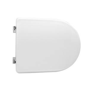 Asiento de inodoro para Catalano Zero 55, forma de jarrón, blanco, con bisagras de expansión en forma de C - Product Image 1