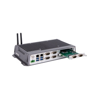 Harga Pabrik Mini PC Industrial Tanpa Kipas I3 I5 I7 Win Linux Komputer Brother Sistem Chassis Embedded Barebone PC All-in-one