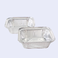 Barquettes alimentaires jetables en aluminium, qualité alimentaire, compatibles four, pour barbecue, plats à emporter, moules de cuisson, emballage pour produits surgelés