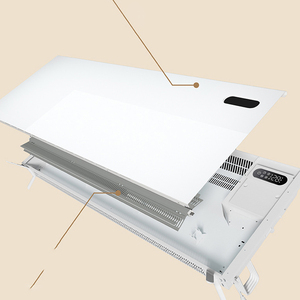 Quiet Electric Room Heaters Wall Mounted Metal With Remote Control Overheat Protection and Deodorization Function - Product Image 6