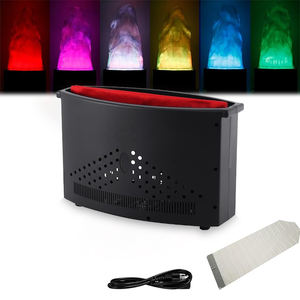 1,5 m tela de seda fuego Llama luz LED rojo llama eléctrica efecto máquina doble soplador para DJ escenario discoteca decoración de vacaciones - Product Image 1