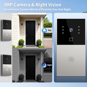 Videoportero Inteligente con Pantalla Táctil de 7 Pulgadas 1080p, Impermeable, Desbloqueo Remoto por App Tuya, 3 Monitores Interiores para Seguridad en Villas - Product Image 3