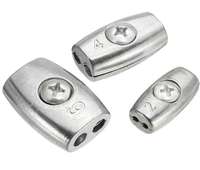 Factory Wholesale 304 316 Stainless Steel Oval Ferrule Wire Rope Crimp Sleeve Anti-Corrosion Rigging Fittings Multi-Purpose