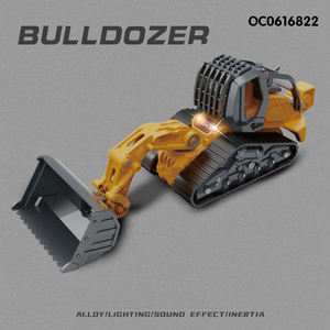 Масштаб 1:32, детская игрушка, бульдозер, разборная литой модель грузовика - Product Image 3