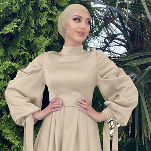 SIPO Muslim Fashion <b>Dresses</b> <b>for</b> <b>Women</b> 2022 Feminine Tunic Dubai Satin Eid Hijab <b>Dress</b> Abaya - Product Image 6