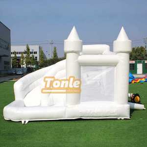 Casa <span class=keywords><strong>de</strong></span> rebote blanca comercial, tobogán <span class=keywords><strong>de</strong></span> <span class=keywords><strong>agua</strong></span> inflable para boda, Castillo <span class=keywords><strong>de</strong></span> salto para fiesta <span class=keywords><strong>de</strong></span> <span class=keywords><strong>alquiler</strong></span> - Product Image 2