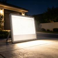 Reflector LED de Aluminio de Alta Luminosidad de 300W, Clasificación IP65, Luz Blanca Cálida para Almacenes y Paisajes OUTLUX E037 EMC LVD CE UKCA