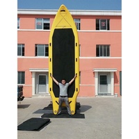 Planche de paddle gonflable géante pour 8 personnes, 500x180x20cm, modèle Mega SUP personnalisé, multi-personnes, grande planche de paddle gonflable