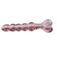 Dildo en verre rose en forme de cœur, nouveau style, jouet sexuel, stimulation du point G, dildo anal en verre