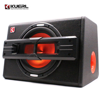 Subwoofer de sonido activo para coche de alto rendimiento, caja portátil de 10 pulgadas, subwoofer automático trapezoidal