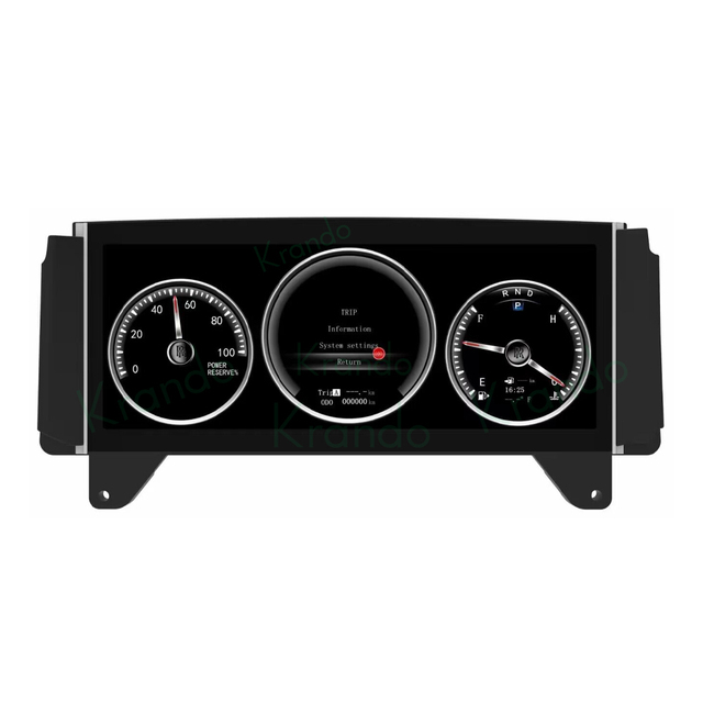 Krando 12.3Inch LCD Dashboard Panel Virtual Digital Instrument Cluster for Rolls-Royce Phantom Family2004~2013 Speed Lcd Display