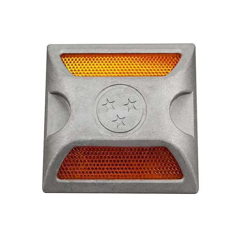 Hot Double-Sided Safety Driving LED Side Marker Aluminum Cat Eye Reflective Warning Road Studs