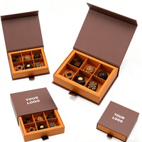 Nouvelle boîte-cadeau en carton rigide recyclable verni sur mesure, emballage de luxe en papier pour chocolat, biscuits, bonbons