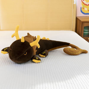 Peluche Corto del Dragón <span class=keywords><strong>Divino</strong></span> Yuan Zhongli, Figura de la Serie El Viaje Mortal, Muñeco de Transformación Inmortal, Almohada, Periférico - Product Image 4