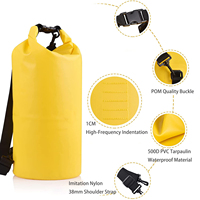 Sac étanche personnalisé avec logo, sac de voyage en PVC pour la randonnée et le camping, disponible en 2L, 5L, 10L, 15L, 20L, 30L, 40L, 60L, 80L, 100L